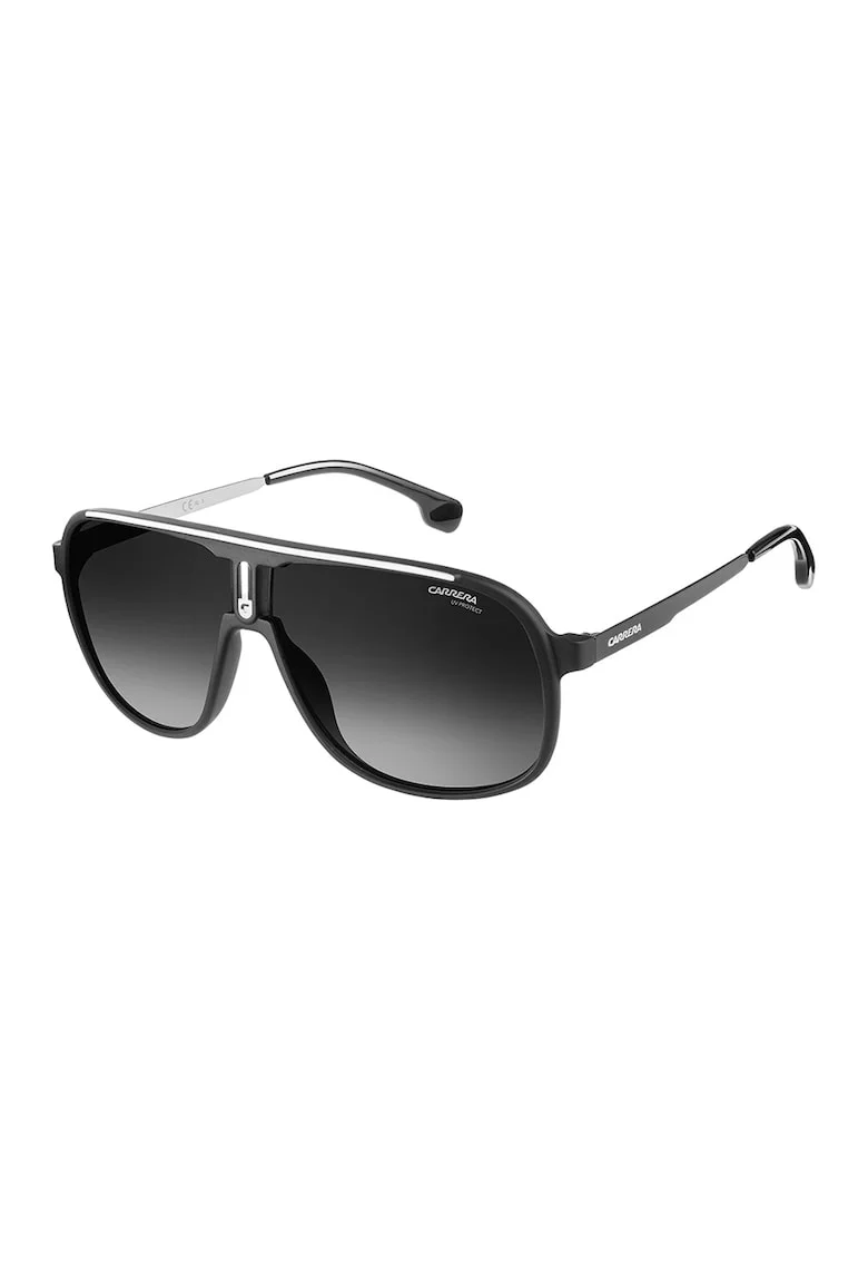 Ochelari de soare shield - 46794, Negru/Argintiu