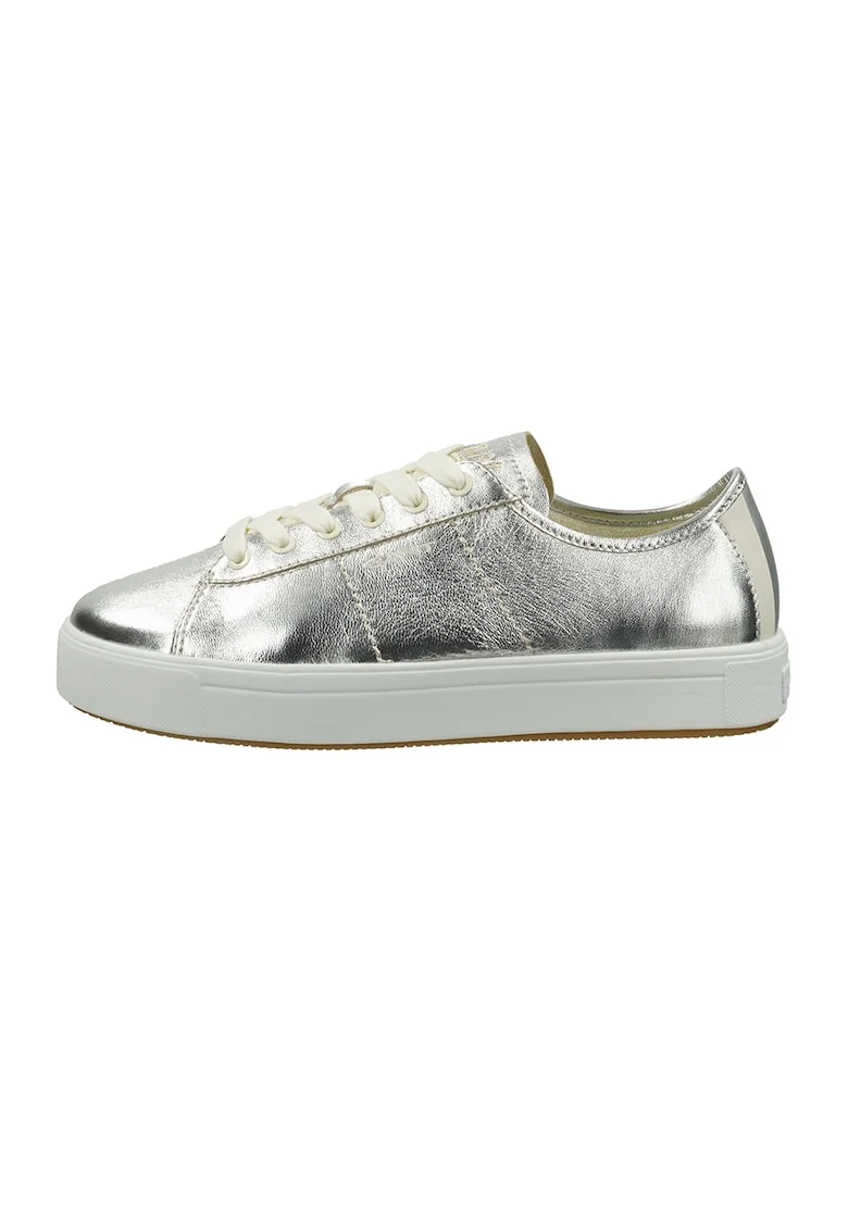 Pantofi sport de piele cu aspect metalizat Avino, Argintiu