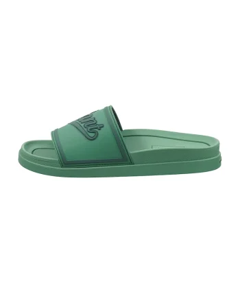 Papuci cu logo Pierbay, Verde