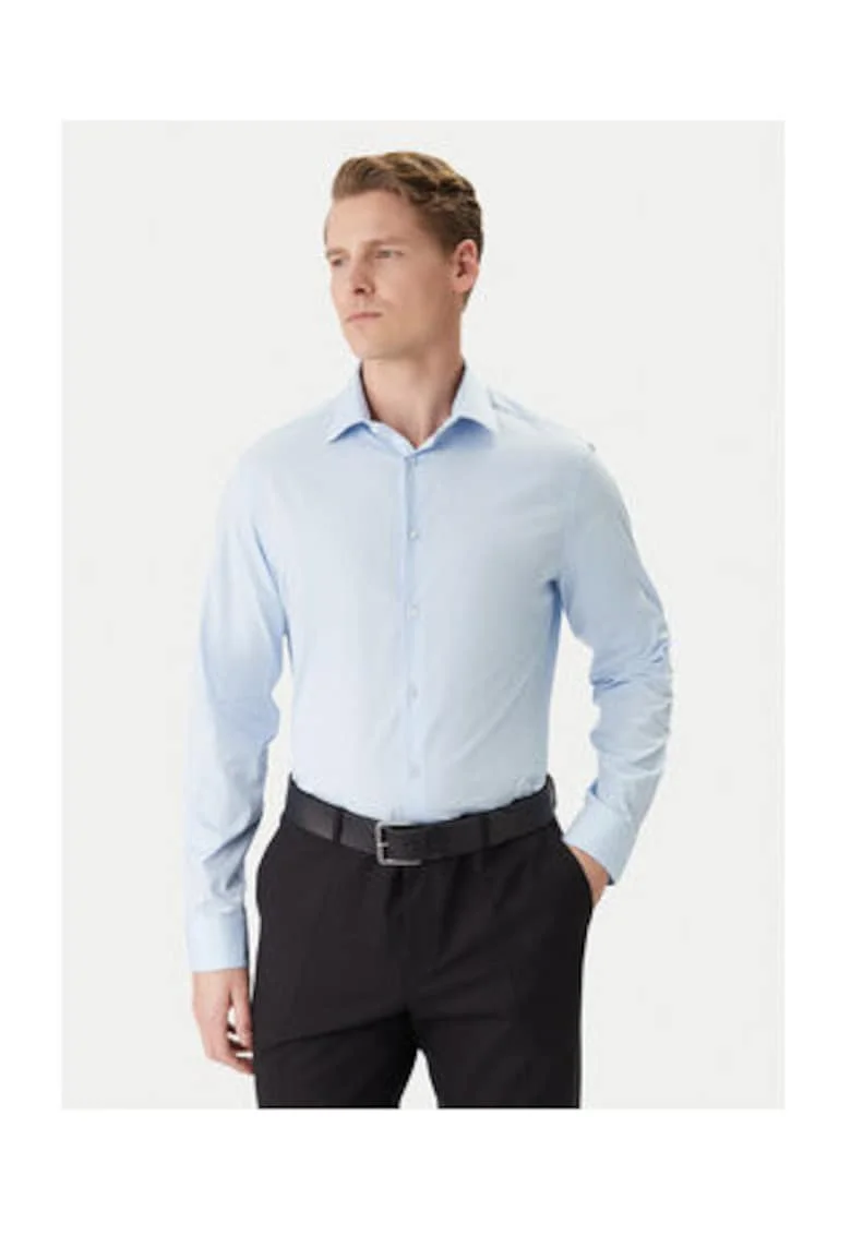 Camasa din bumbac slim fit,