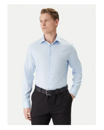 Camasa din bumbac slim fit,