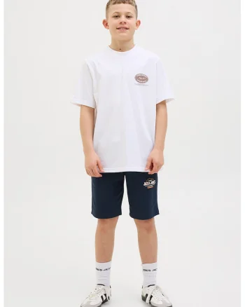 Pantaloni scurti din amestec de bumbac cu buzunare laterale, Albastru ultramarin