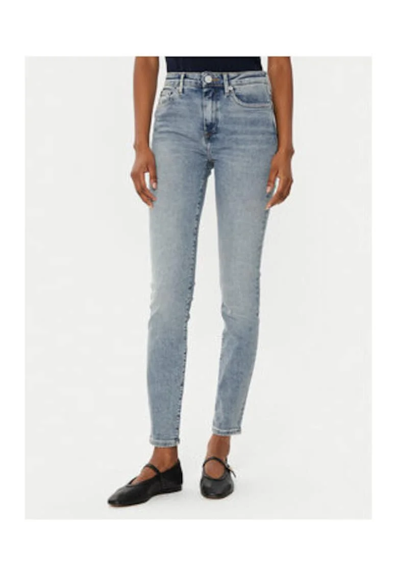 Blugi crop super skinny,