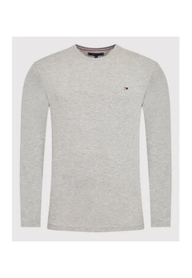 Bluza cu maneca lunga din amestec de bumbac organic,