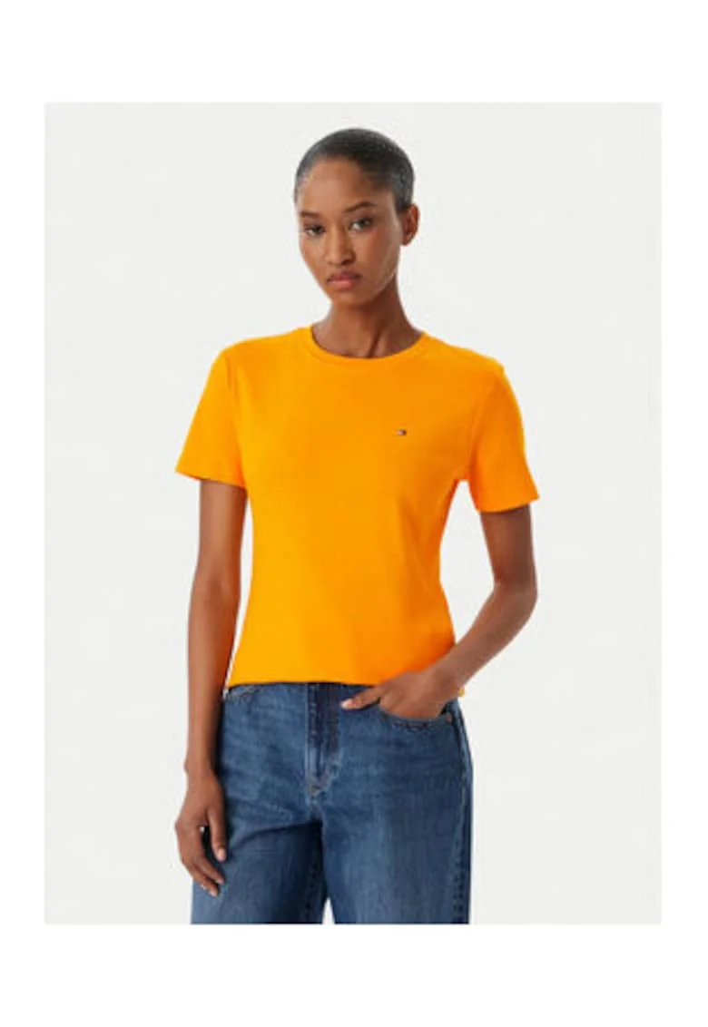 Tricou uni din bumbac,