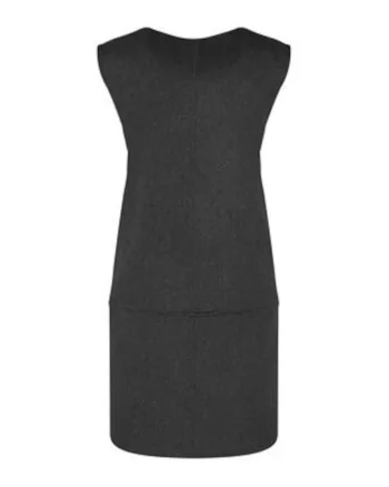 Rochie tricotata cu decolteu rotund,