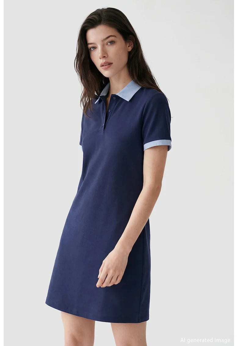 Rochie polo mini, Albastru ultramarin