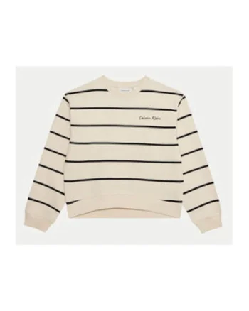 Bluza de trening in dungi cu logo