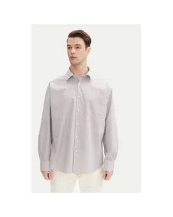 Camasa barbati Jack Jones, 12271085, Bumbac, Gri, Gri