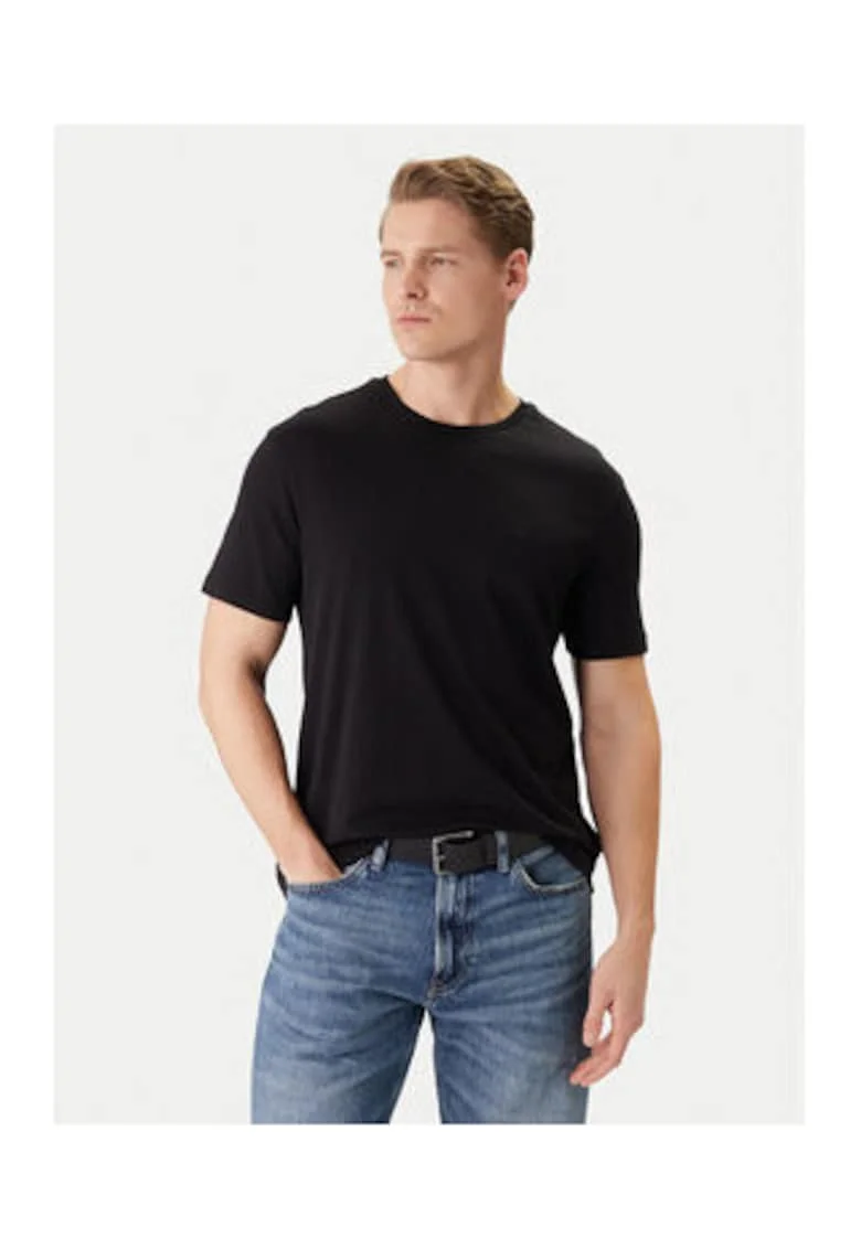 Tricou cu model uni din bumbac
