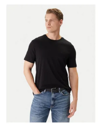 Tricou cu model uni din bumbac