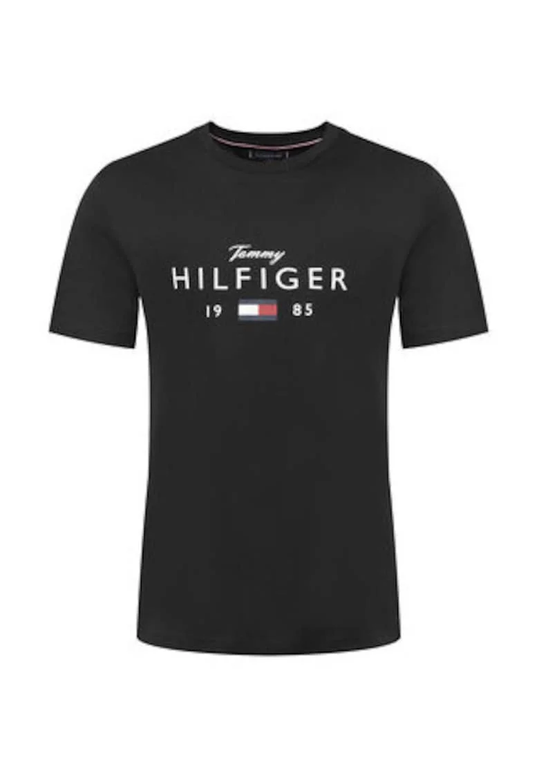 Tricou din bumbac cu logo.