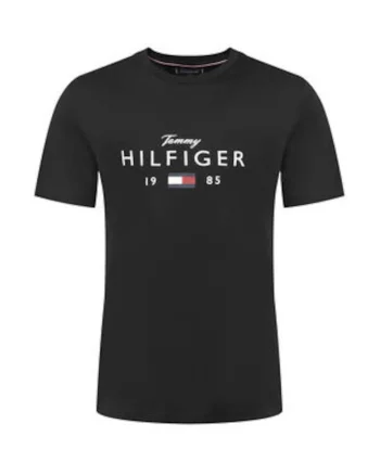 Tricou din bumbac cu logo.