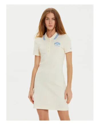 Rochie polo din amestec de bumbac organic