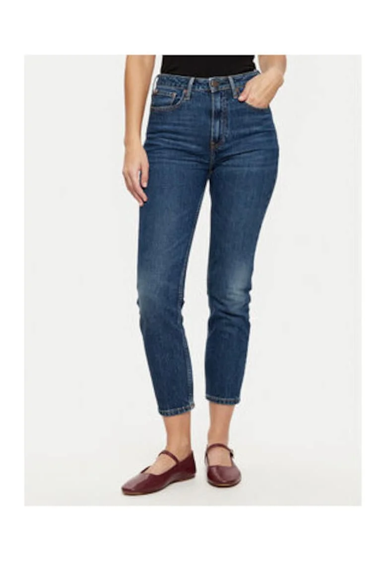 Blugi trei sfert skinny,