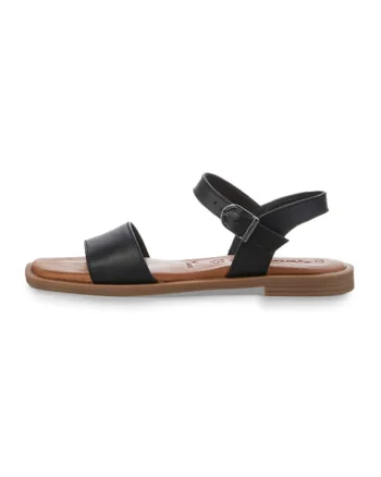 Sandale din piele, Negru