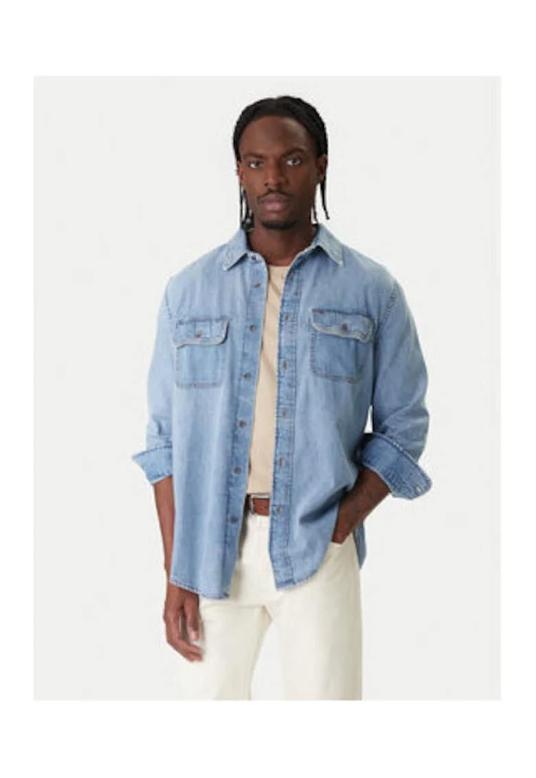 Camasa din denim lejera