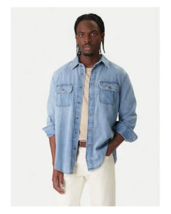 Camasa din denim lejera
