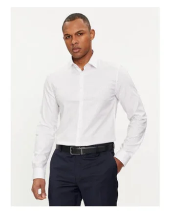 Camasa uni slim fit