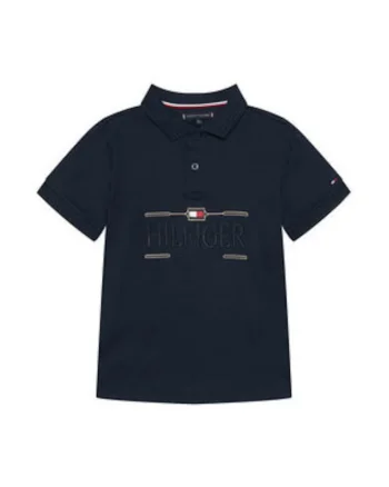 Tricou cu guler polo si logo
