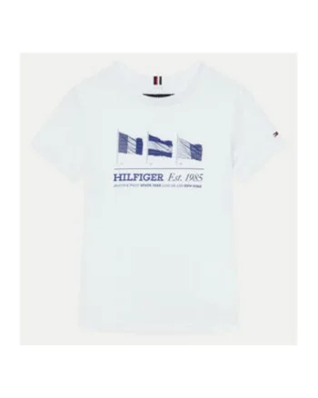 Tricou cu imprimeu grafic si logo