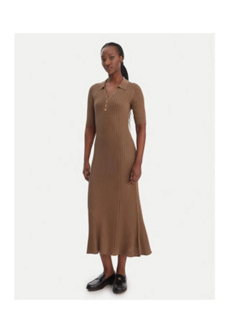 Rochie tricotata midi cambrata