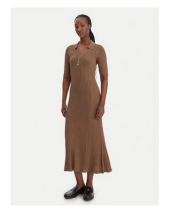 Rochie tricotata midi cambrata