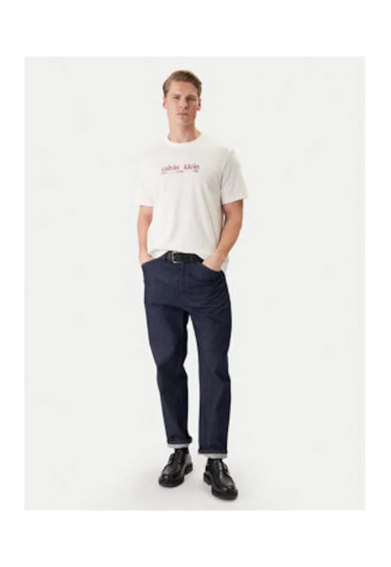 Tricou regular fit din bumbac cu logo