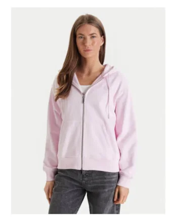 hanorac regular fit cu fermoar