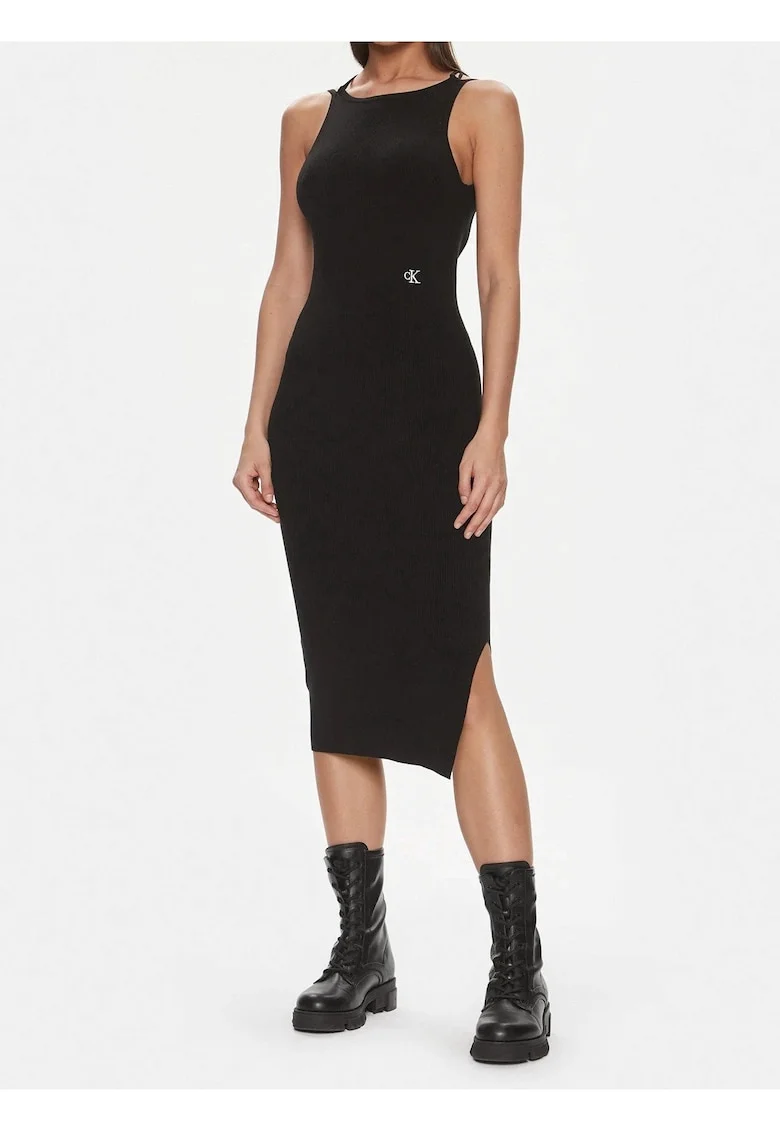 Rochie din amestec de lyocell J20J223050 BEH