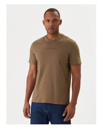 Tricou din bumbac cu logo discret
