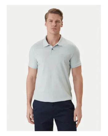 Tricou polo slim fit din bumbac