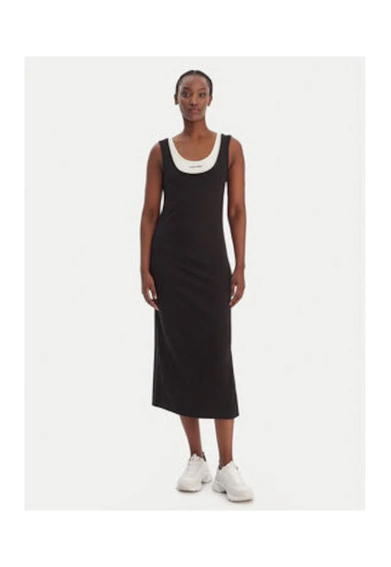 Rochie midi fara maneci