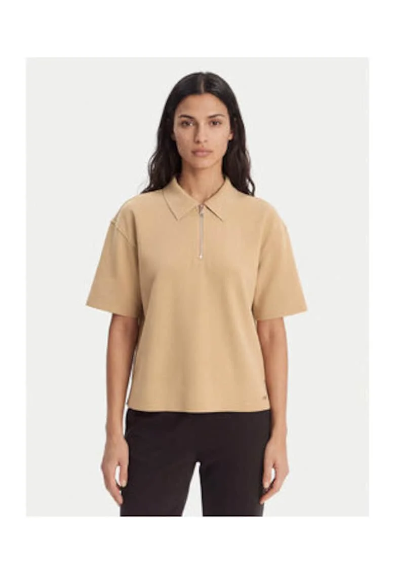 Tricou polo uni lejer