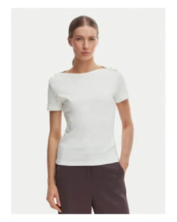 Tricou uni cu decolteu rotund