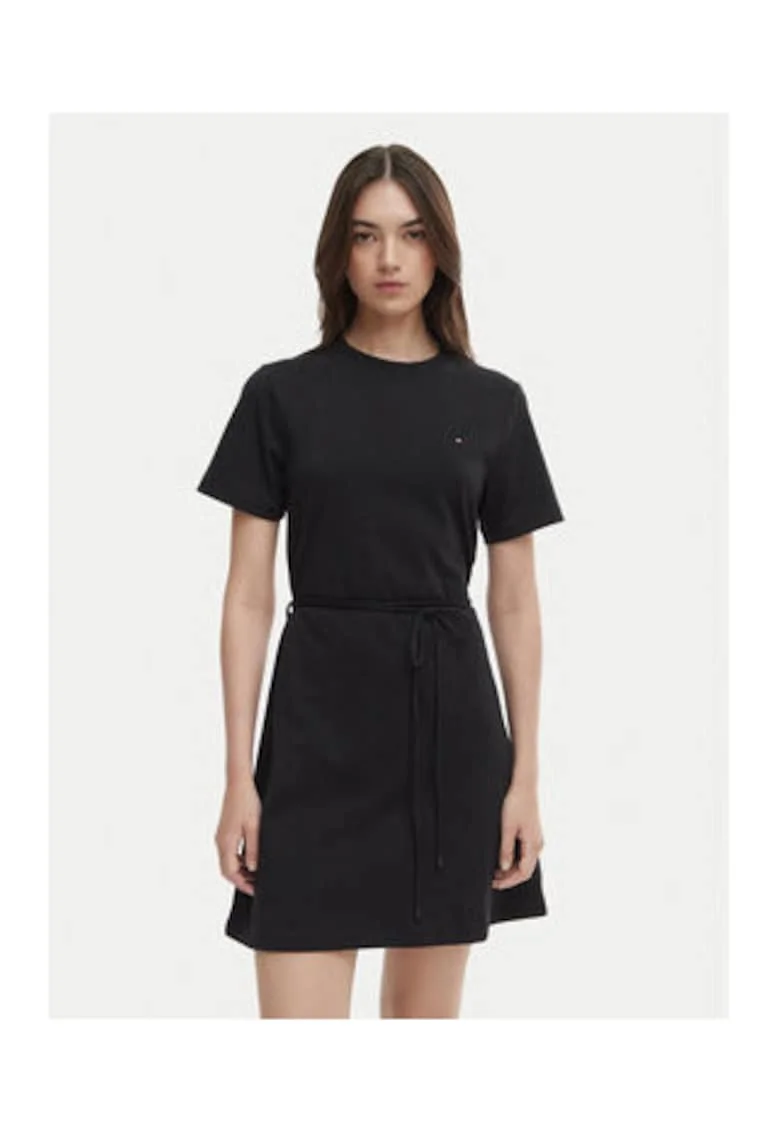 Rochie uni cu cordon