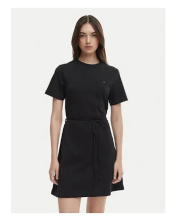 Rochie uni cu cordon