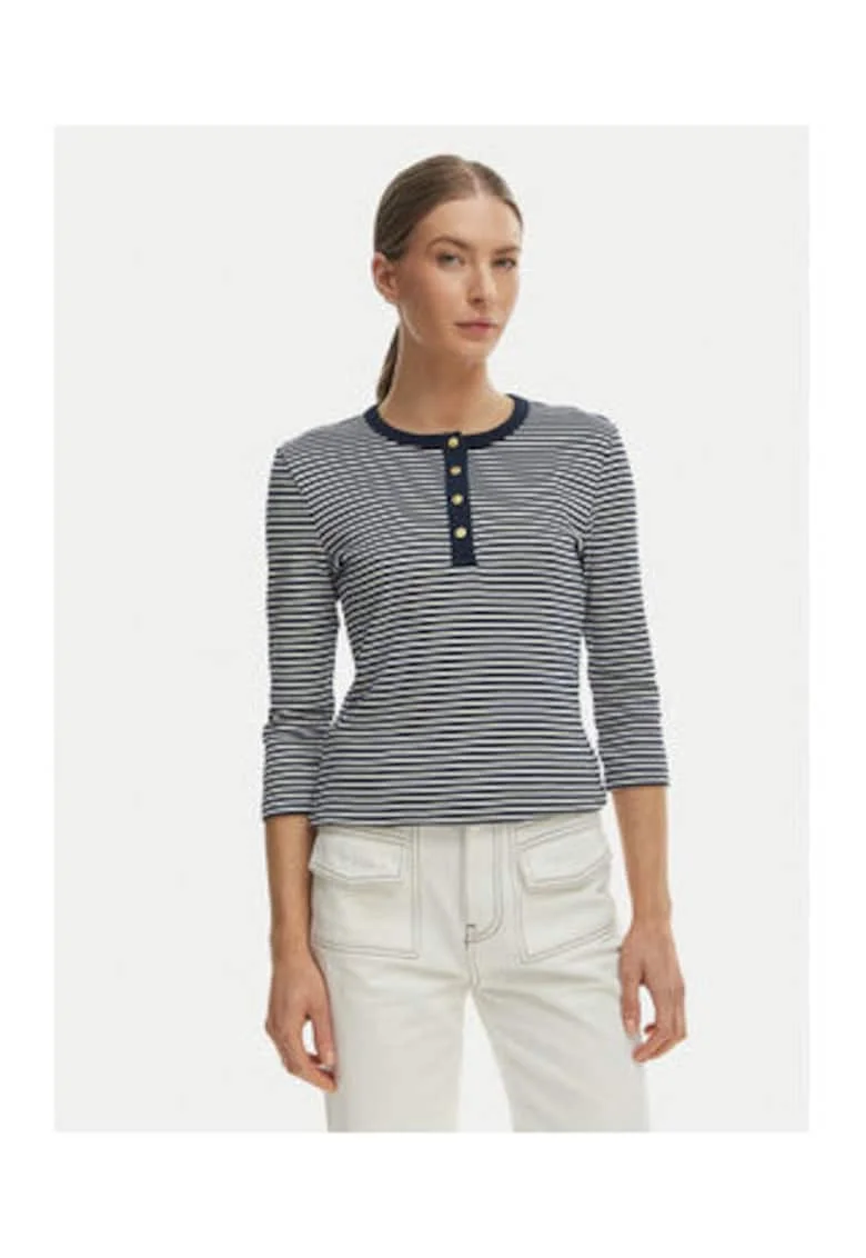 Bluza cu nasturi si dungi