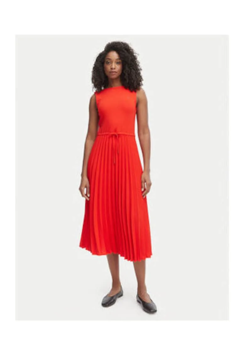 Rochie uni midi fara maneci