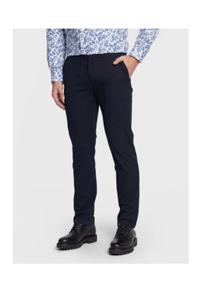 Pantaloni chino cu talie medie