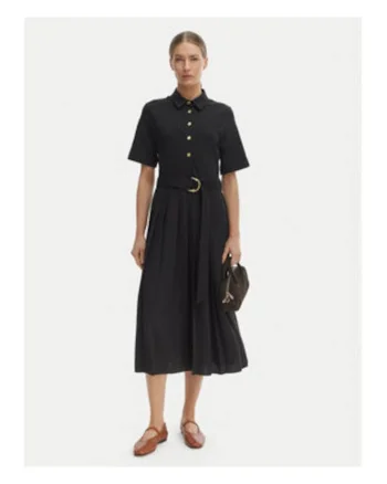 Rochie de bumbac organic cu o curea