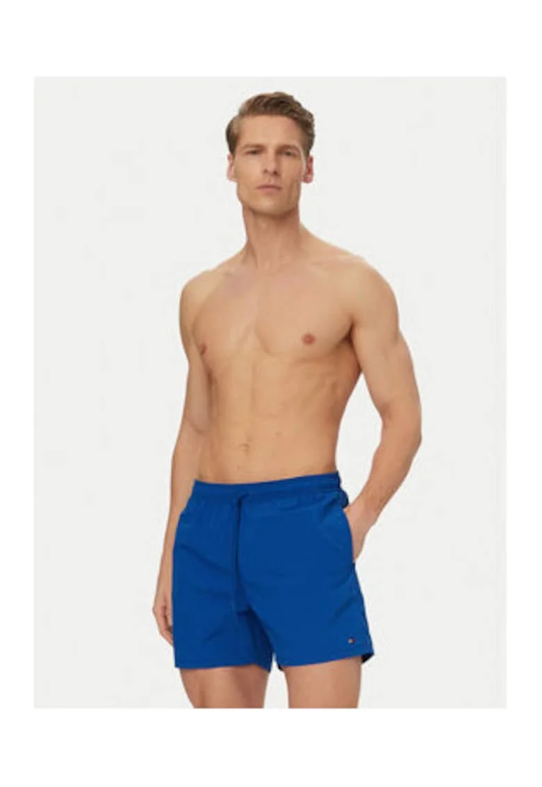 Pantaloni scurti de baie cu buzunare si logo
