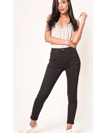 Blugi Dama Slim  Negru P109-1 M8 16770, Negru