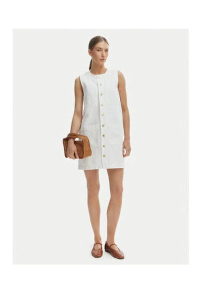 Rochie uni de bumbac