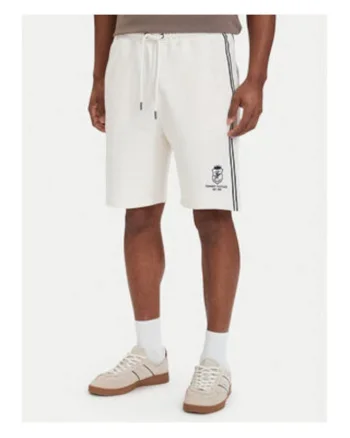 Bermude relaxed fit cu talie ajustabila