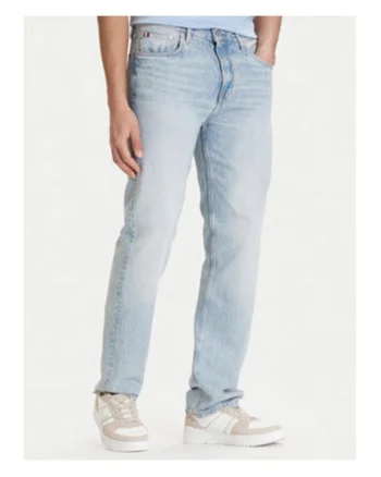 Blugi regular cu buzunare laterale