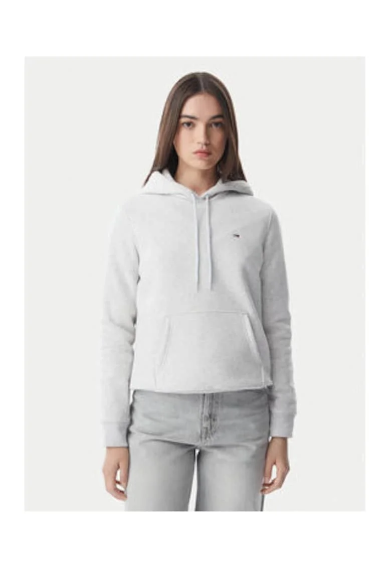 Bluza cu croiala regular-fit si imprimeu uni