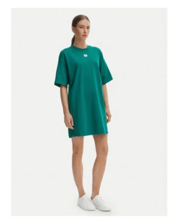 Rochie tricou lejera cu model uni