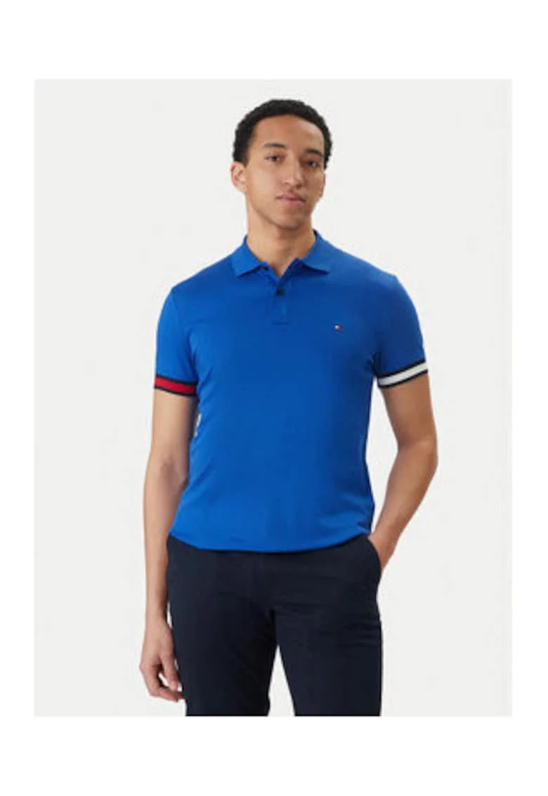 Tricou polo slim fit,