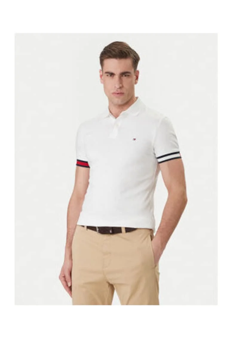 Tricou slim fit Polo din bumbac